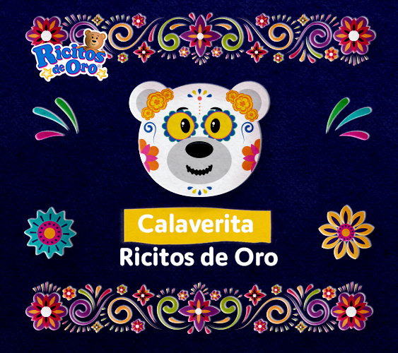 Calaverita Ricitos de Oro