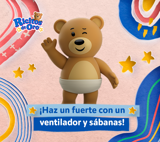 ¡Haz un fuerte con un ventilador y sábanas!