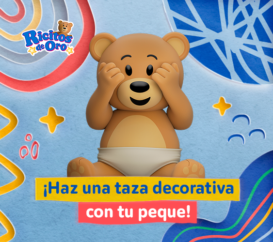 ¡Haz una taza decorativa con tu peque!