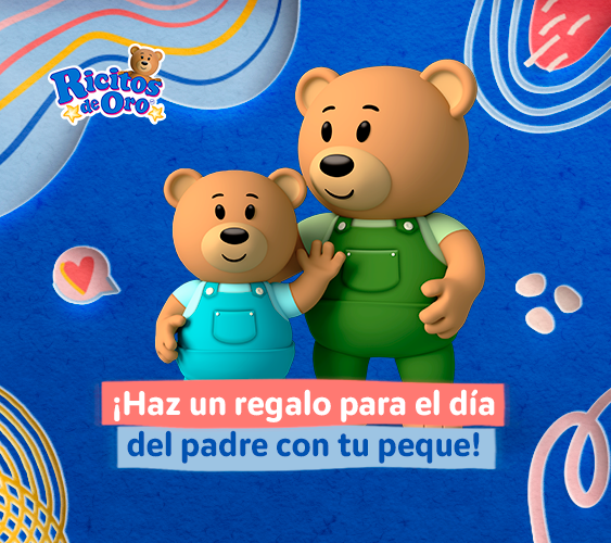 ¡Haz un regalo para el día del padre con tu peque!